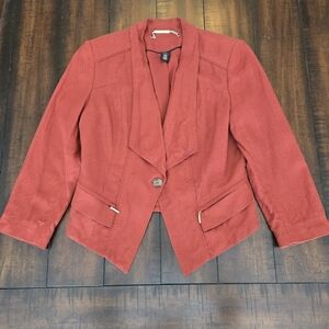 White House Black Market Crop Jacket